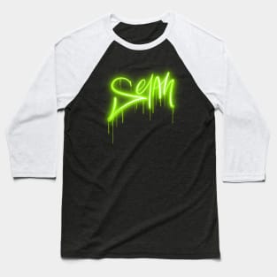 Selah - Green Neon - Christian Tee Baseball T-Shirt